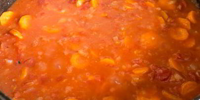 рагу из курицы с морковью и цуккини