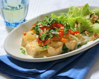 Рагу из лосося