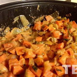 Рагу из моркови и сельдерея