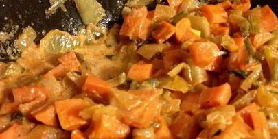 рагу из моркови и сельдерея