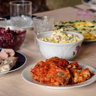 Рагу из рыбы по-средиземноморски