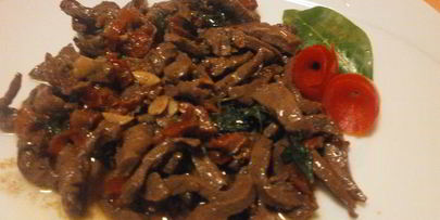 рагу из сердца с вялеными помидорами