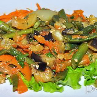 Рагу из свежих овощей