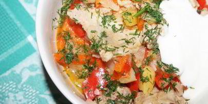 рагу из свинины с овощами в мультиварке