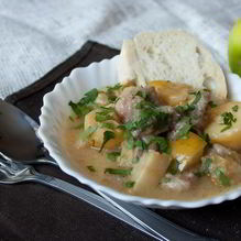 Рецепт Рагу из свинины с яблоками