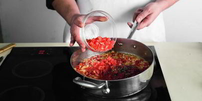 рагу из трески и морепродуктов