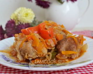 Рагу овощное с мясом в мультиварке