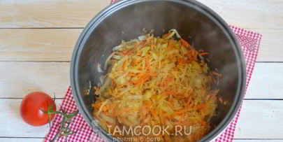 рагу овощное с мясом в мультиварке