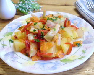 Рагу с фасолью