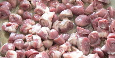 рагу с куриными сердцами под крышечкой