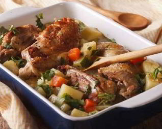 Рагу с курицей