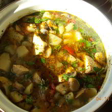 Рецепт Рагу с мясом, грибами и овощами