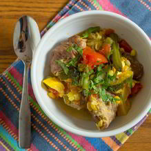 Рецепт Рагу со свининой и кабачками