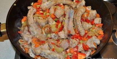 свиное рагу с овощами