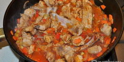 свиное рагу с овощами