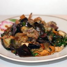 Рецепт Вегетарианское рагу из баклажанов