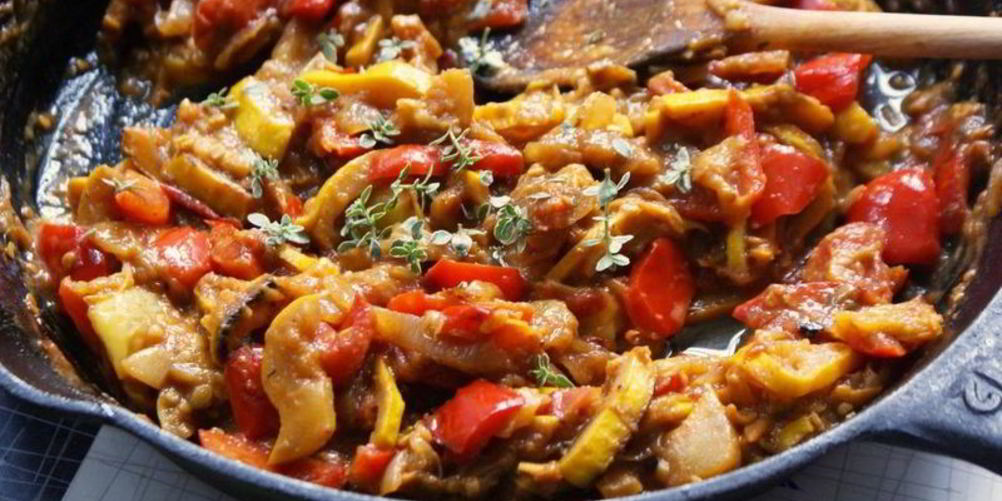 Рецепт вкусное и простое овощное рагу