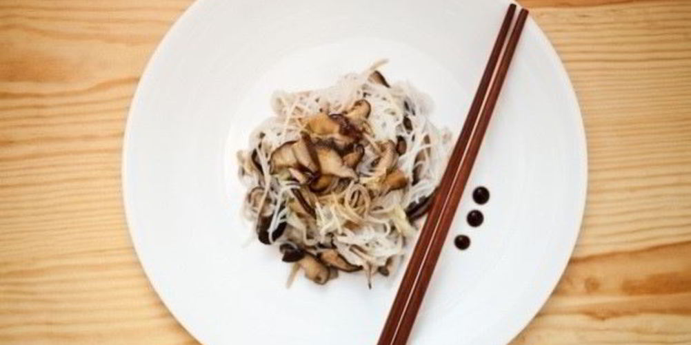 Рецепт рисовая лапша с грибами