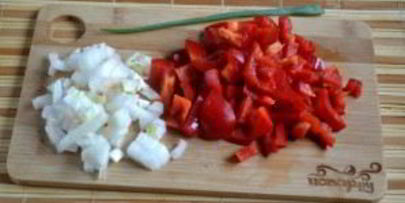 рисовая лапша с курицей