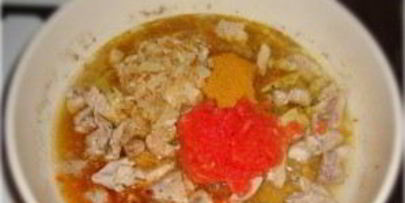 рисовая лапша со свининой