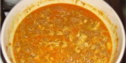 рисовая лапша со свининой