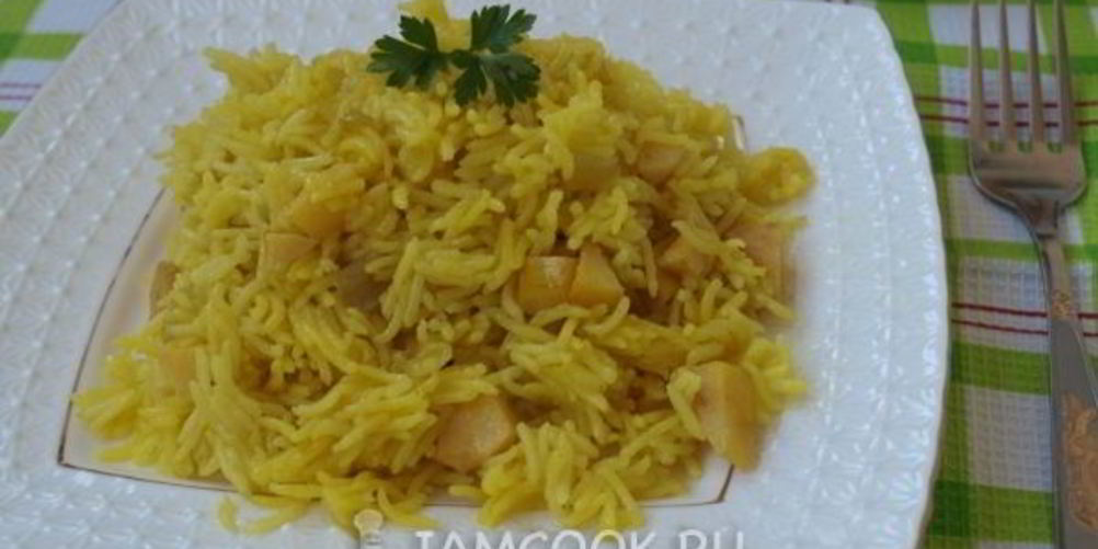 Рецепт рисовый гарнир с айвой