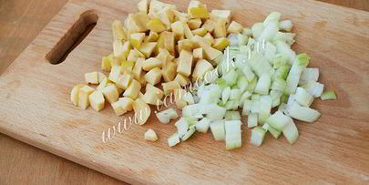 рисовый гарнир с айвой