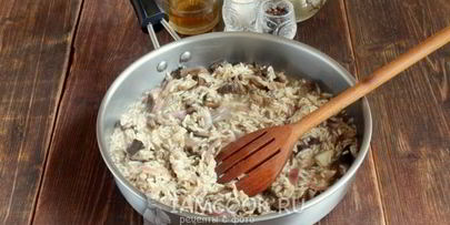 ризотто с белыми грибами