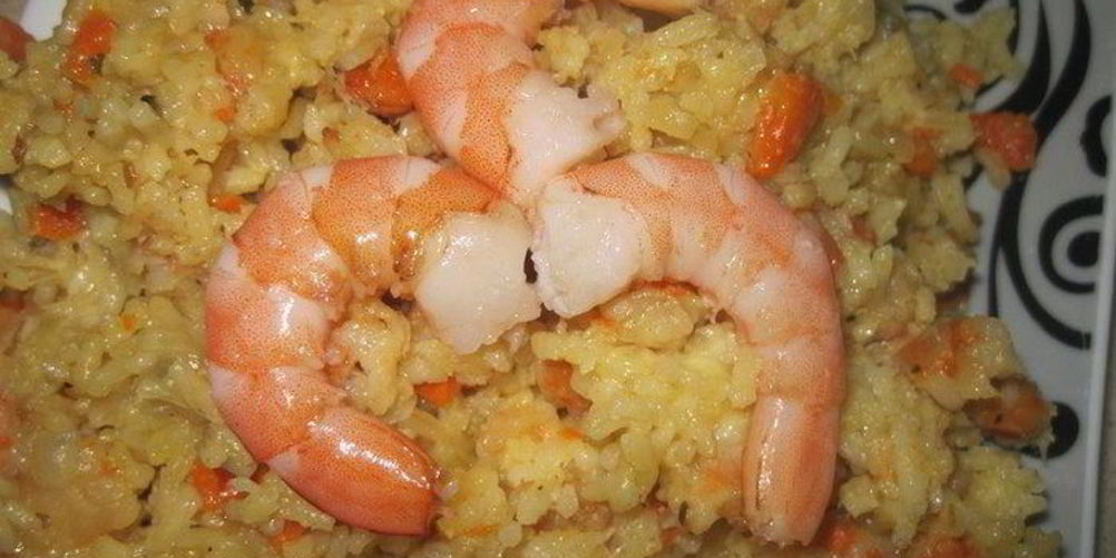 Рецепт ризотто с креветками