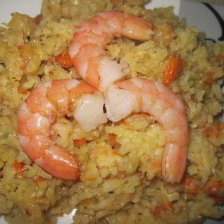 Ризотто с креветками