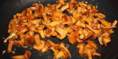 ризотто с лисичками