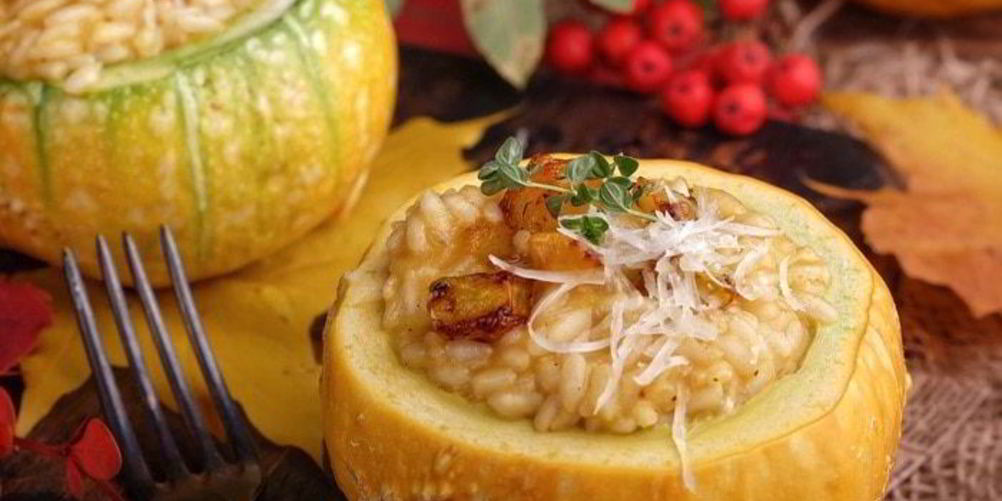 Рецепт ризотто с тыквой