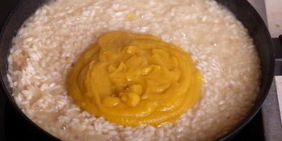 ризотто с тыквой