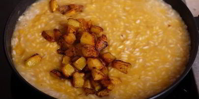 ризотто с тыквой