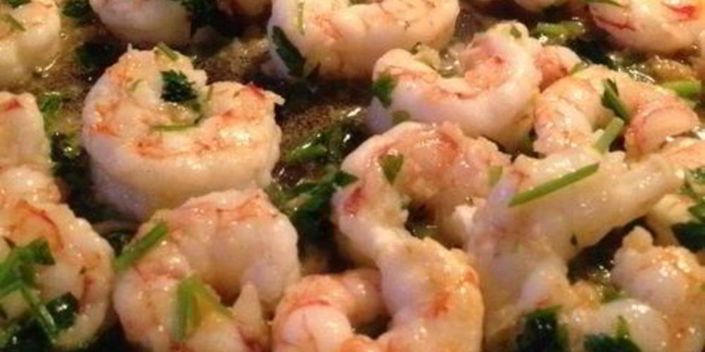 Рецепт чесночные креветки
