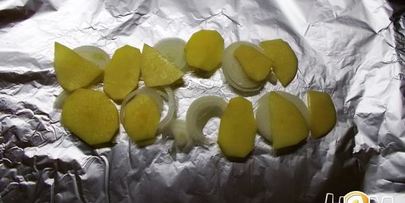 дикий голец, запеченный в фольге