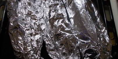 дикий голец, запеченный в фольге