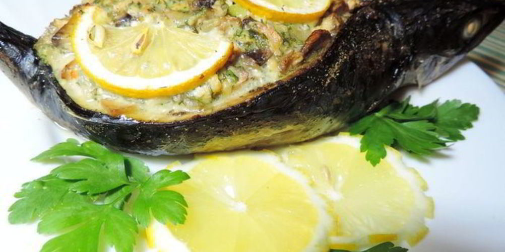 Рецепт фаршированная запеченная скумбрия праздничная