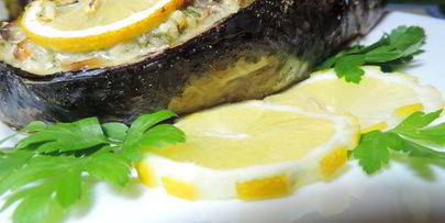 фаршированная запеченная скумбрия праздничная