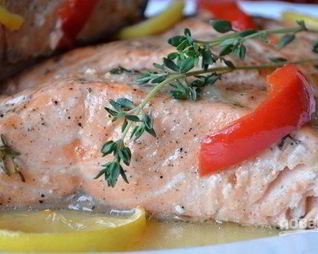 Филе семги в духовке