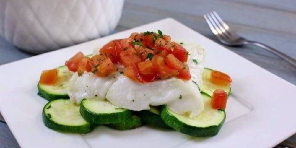 Рецепт филе тилапии, запеченное с овощами