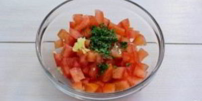 филе тилапии, запеченное с овощами