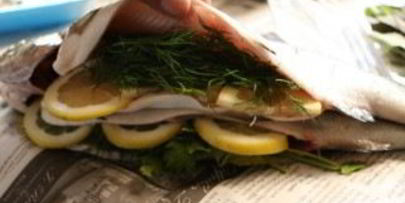 форель на мангале