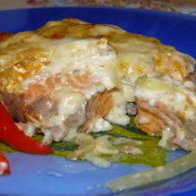 Рецепт Форель со сливками в духовке