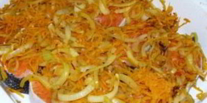 форель со сливками в духовке