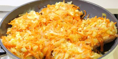 горбуша под классическим маринадом и яичной заливкой