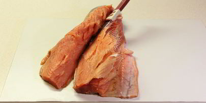 горбуша под классическим маринадом и яичной заливкой