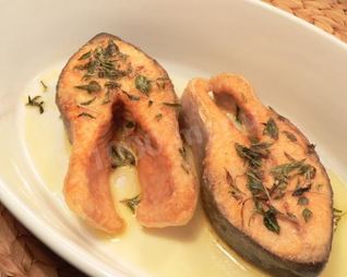 Горбуша с розмарином