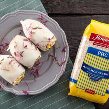 Рецепт Кальмары, фаршированные рисом и яйцом