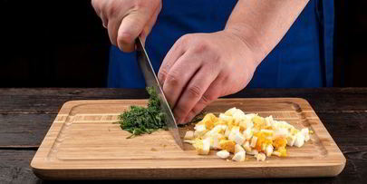 кальмары, фаршированные рисом и яйцом